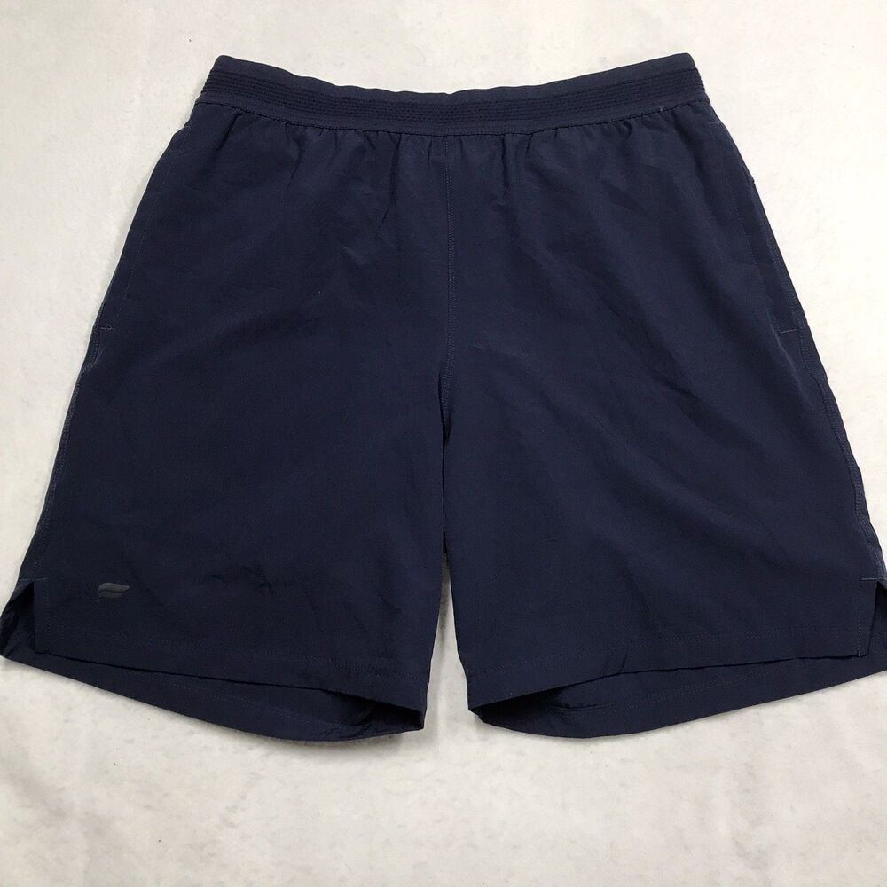 FABLETICS Fundamental Shorts Men S Blue Stretch Lined Training Gym Pull On